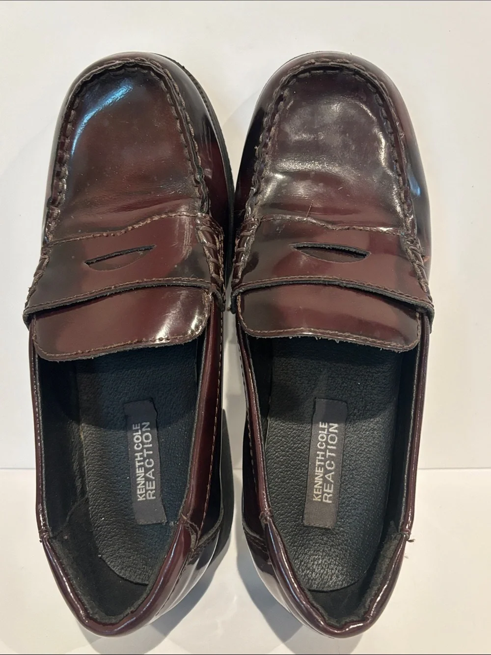 Kenneth Cole Reaction Boys Penny Loafers Size 5